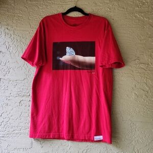 Diamond Supply Co. Red Graphic Tee
